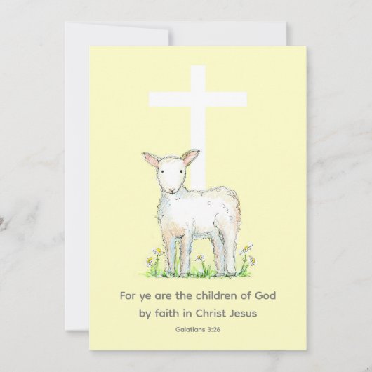 Gefeliciteerd Galatians Scriptlampje Kaart (Voorkant)