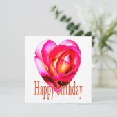 Gefeliciteerd geel rood roodje (Staand voorkant)