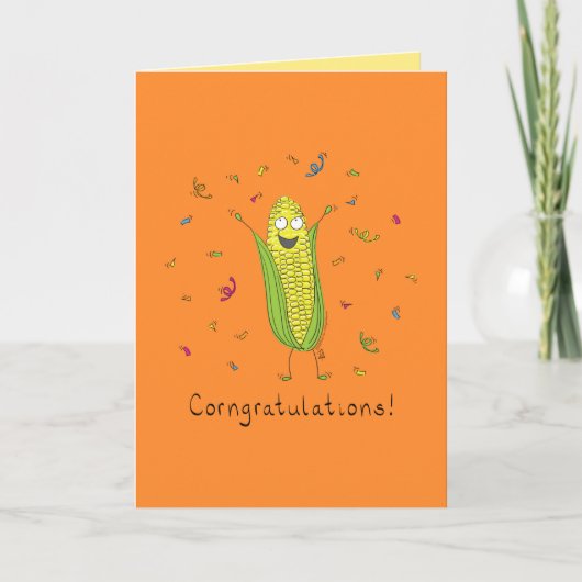 Gefeliciteerd - Gefeliciteerd Corn Kaart (Voorkant)