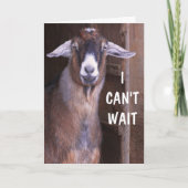 Gefeliciteerd Geitengeit Kaart (Voorkant)