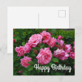 Gefeliciteerd Gene Boerner Rose #2 Ansichtkaart Briefkaart (Voorkant / Achterkant)