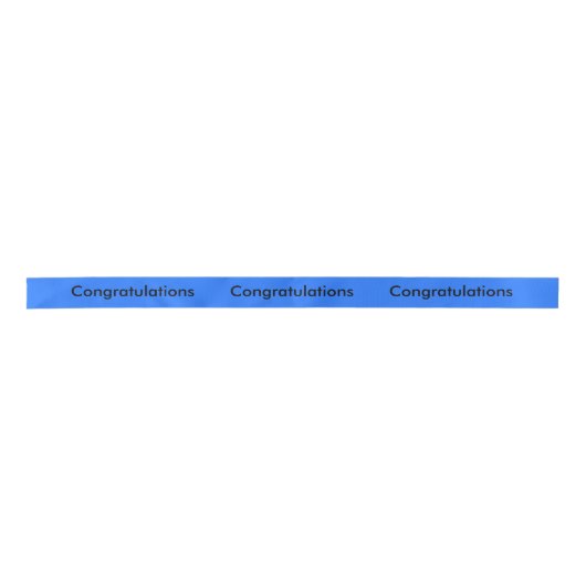 Gefeliciteerd - Gepersonaliseerd Lint (Voorkant)