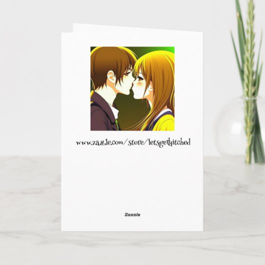 Gefeliciteerd gepersonaliseerde bruiloft kaart (Achterkant)