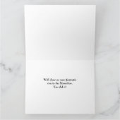 Gefeliciteerd gepersonaliseerde runner's kaart (Binnen)