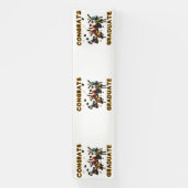 Gefeliciteerd Geslaagd 2.5x10 Vinyl Banner (Verticaal)