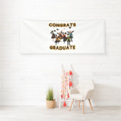 Gefeliciteerd Geslaagd 4x10 Vinyl Banner (Insitu)