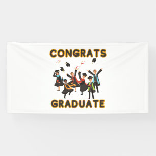 Gefeliciteerd Geslaagd 4x8 Vinyl Banner