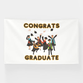 Gefeliciteerd Geslaagd 6x10 Vinyl Banner