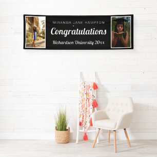 Gefeliciteerd GraduatePhoto Spandoek