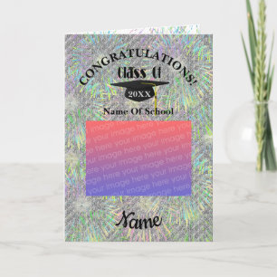 Gefeliciteerd Graduation Cap Foto Kaart