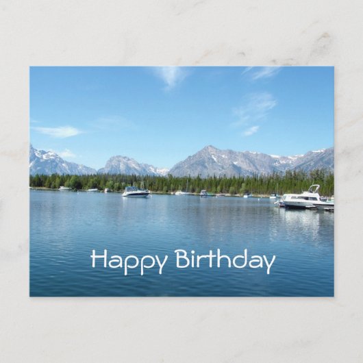 Gefeliciteerd, Grand Teton National Park Briefkaart (Voorkant)