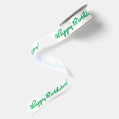 Gefeliciteerd! Groen Casual Medium Script Lint (Achterkant)