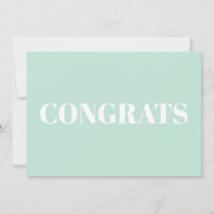 Gefeliciteerd, groene witte kaart voor zeelieden