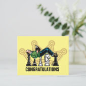 Gefeliciteerd Grootmeester Ansichtkaart Briefkaart (Staand voorkant)