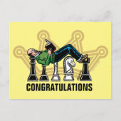 Gefeliciteerd grootmeester Briefkaart (Voorkant)