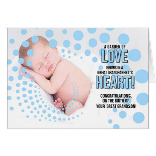 Gefeliciteerd grootouders met nieuwe kleinzoon