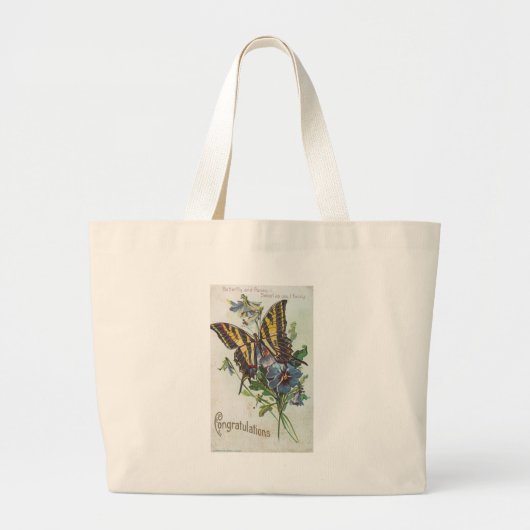 Gefeliciteerd Grote Tote Bag (Voorkant)