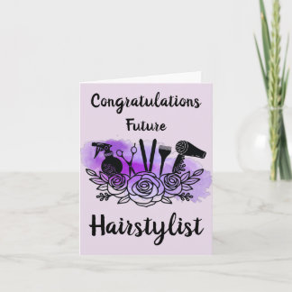 Gefeliciteerd Haarstylist Kaart