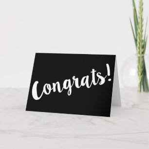 Gefeliciteerd! Hedendaagse felicitaties Kaart