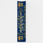 Gefeliciteerd het Afstuderen van de Aangepaste Sch Spandoek (Verticaal)