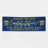 Gefeliciteerd het Afstuderen van de Aangepaste Sch Spandoek (Horizontaal)