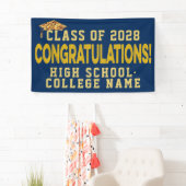 Gefeliciteerd het Afstuderen van de Aangepaste Sch Spandoek (Insitu)