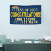 Gefeliciteerd het Afstuderen van de Aangepaste Sch Spandoek (Beurs)