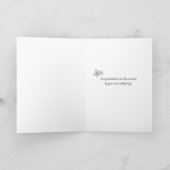 Gefeliciteerd Het is een Jongen Aangepaste Naam Kaart (Binnen)