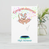 Gefeliciteerd Hoogvlieger  Kaart (Staand voorkant)