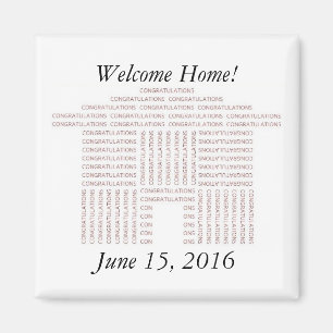 Gefeliciteerd House Custom Magnet Magneet