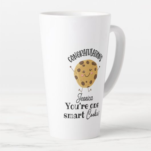Gefeliciteerd, je bent een Smart Cookie Coffee mok (Rechterhoek)