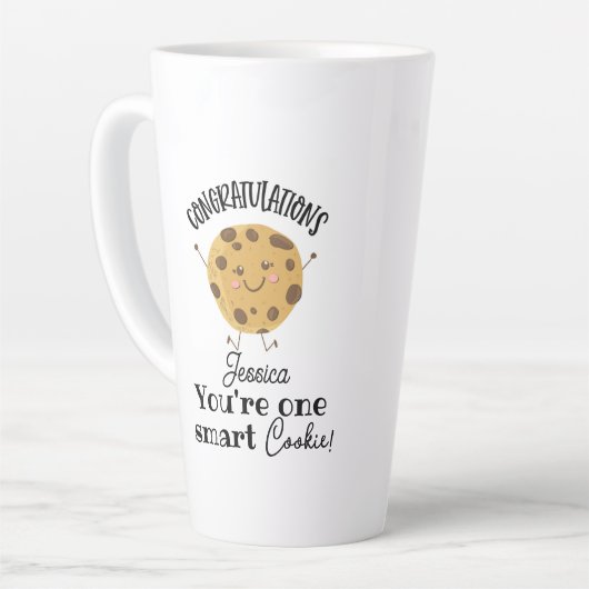 Gefeliciteerd, je bent een Smart Cookie Coffee mok (Linkerhoek)