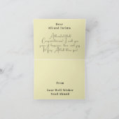 Gefeliciteerd, je bent getrouwd Groet Kaart (Binnen)