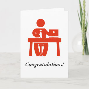 Gefeliciteerd/Job Promotion Kaart