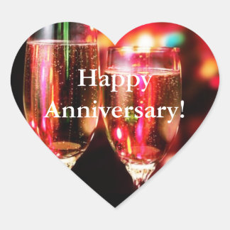 Gefeliciteerd Jubileum! Hart Sticker