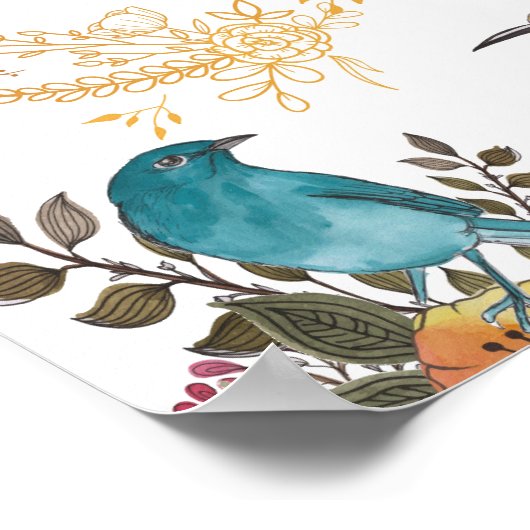 Gefeliciteerd Jubileum met huwelijk man Poster (Hoek)