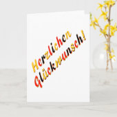 Gefeliciteerd Kaart (Gele Bloem)