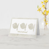 Gefeliciteerd Kaart (Gele Bloem)