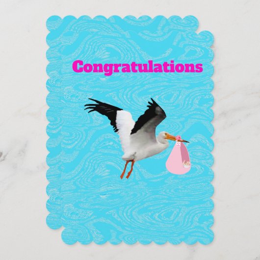 Gefeliciteerd Kaart (Voorkant / Achterkant)