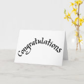 Gefeliciteerd Kaart (Gele Bloem)