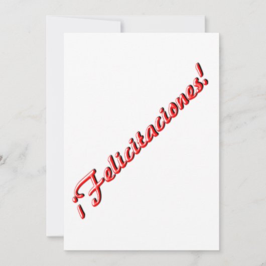 Gefeliciteerd Kaart (Voorkant)