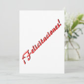 Gefeliciteerd Kaart (Staand voorkant)