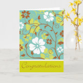 Gefeliciteerd Kaart (Gele Bloem)