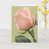 Gefeliciteerd! Kaart (Gele Bloem)