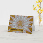 Gefeliciteerd, Kaart, 50 jaar in bedrijf Kaart (Gele Bloem)