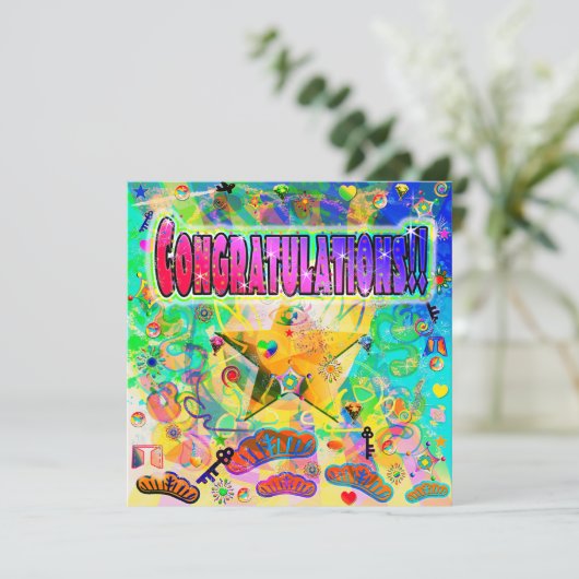 Gefeliciteerd Kaart ~ Epoch uur (Staand voorkant)