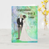 Gefeliciteerd Kaart huwelijk (Gele Bloem)