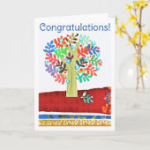 Gefeliciteerd kaart met vers van Jo Afbeeldingen (Gele Bloem)