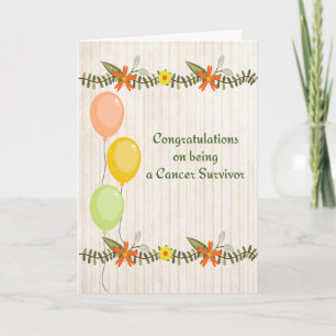 Gefeliciteerd Kaart voor kankeroverleving