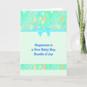 Gefeliciteerd Kaart voor New Baby Boy